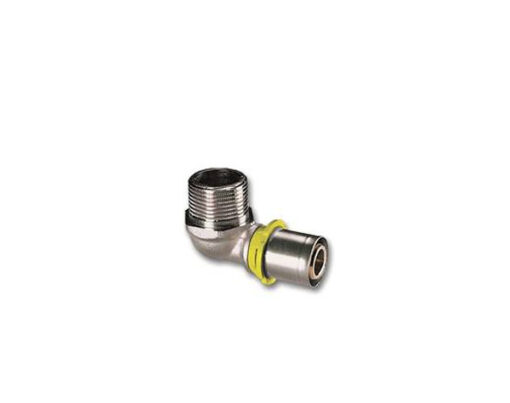 Koleno Press-Gas 90° Ivar PT 5711-GAS 1"Mx32, 511013GAS
